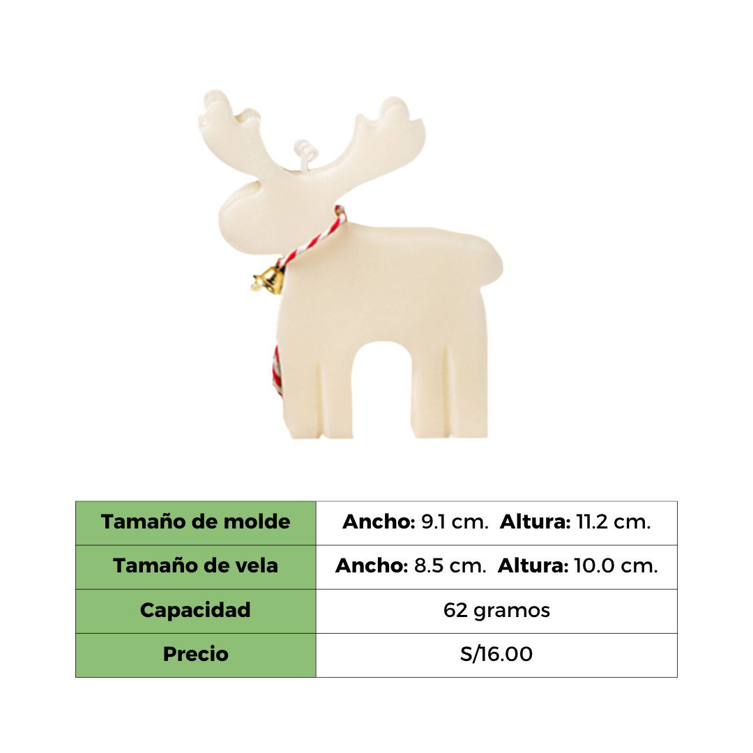 VENADO PLANO MEDIANO - MOLDE