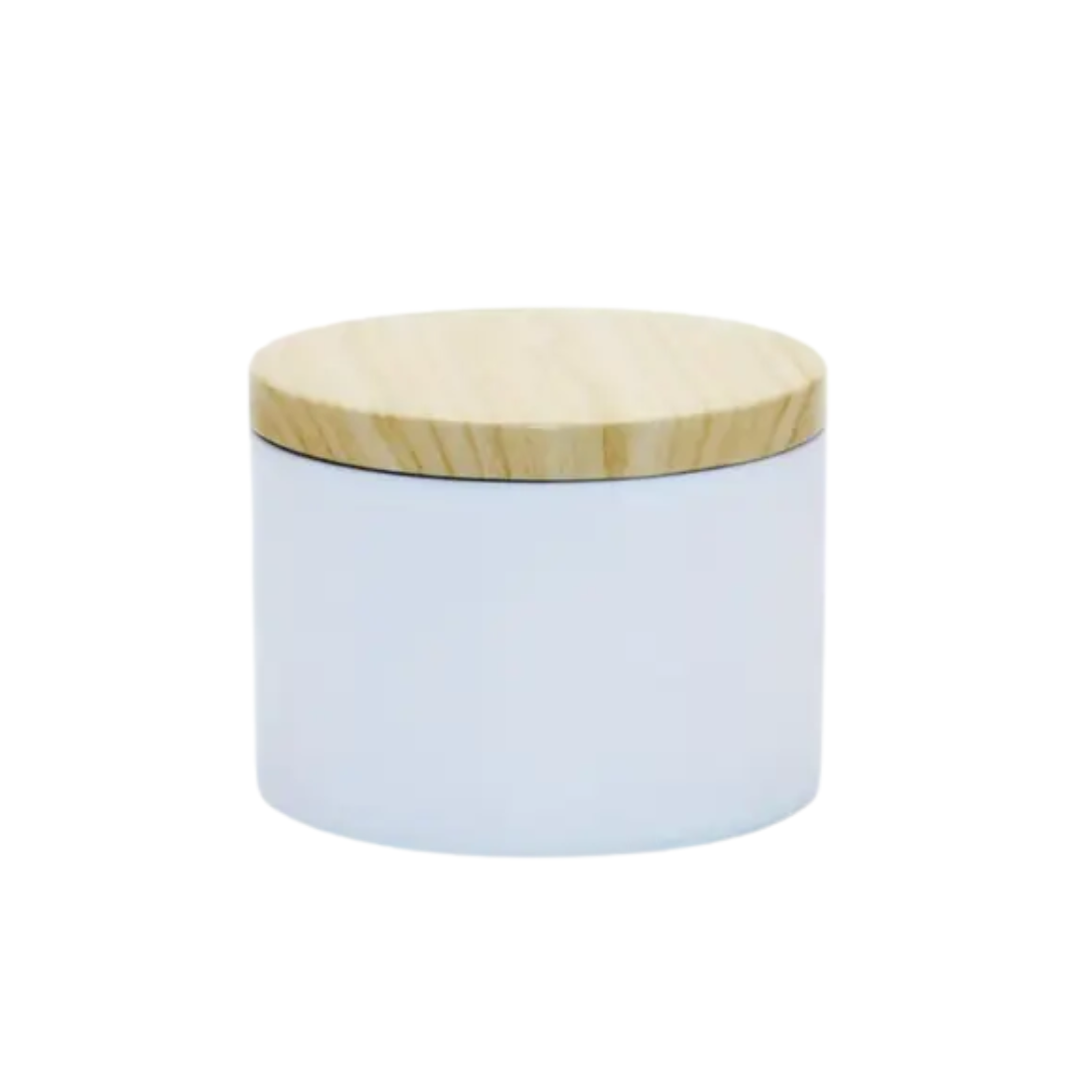 LATA BLANCA T. COLOR MADERA - 220ML