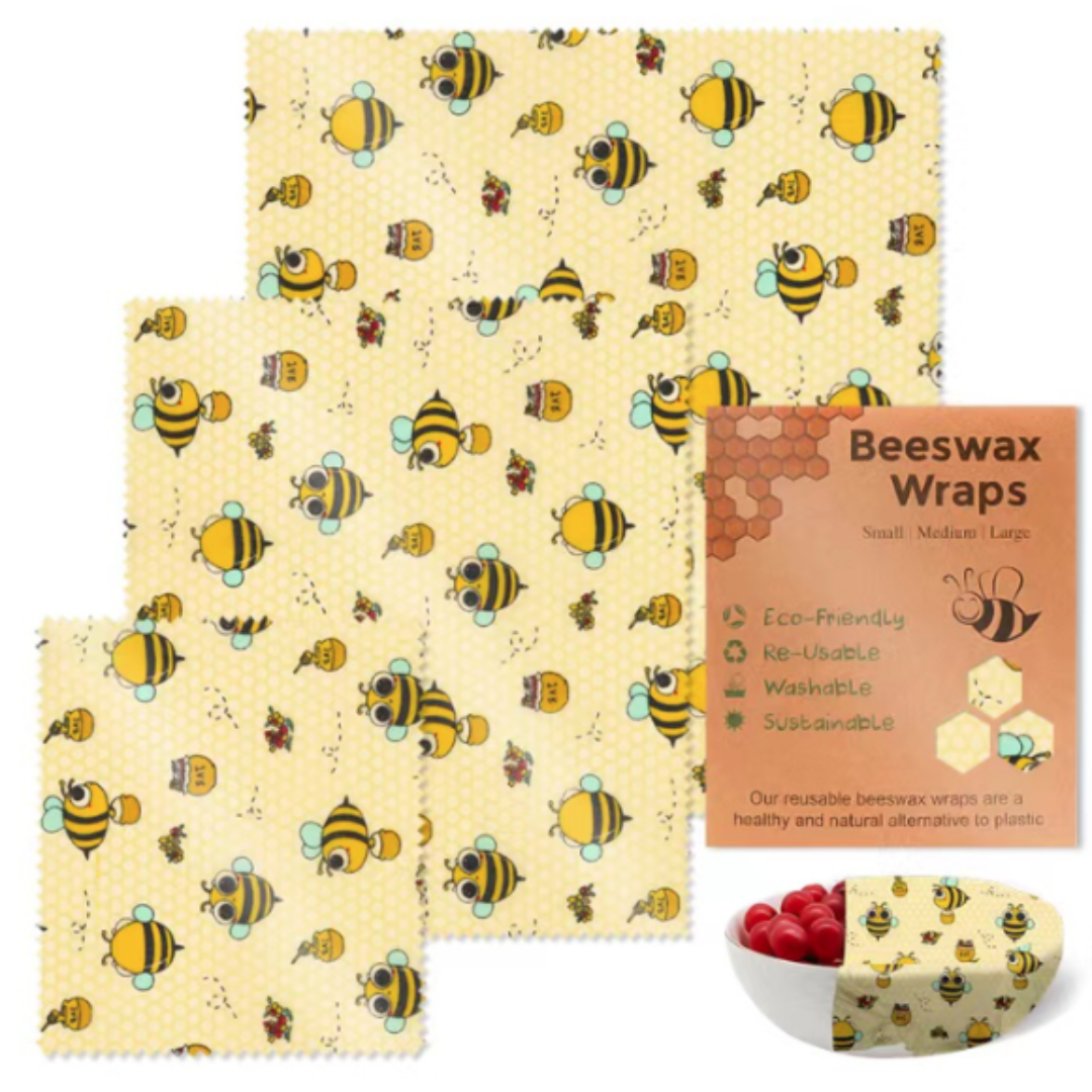 ENVOLTURA CERA DE ABEJA BEES WAX WRAPS - 3 TAMAÑOS
