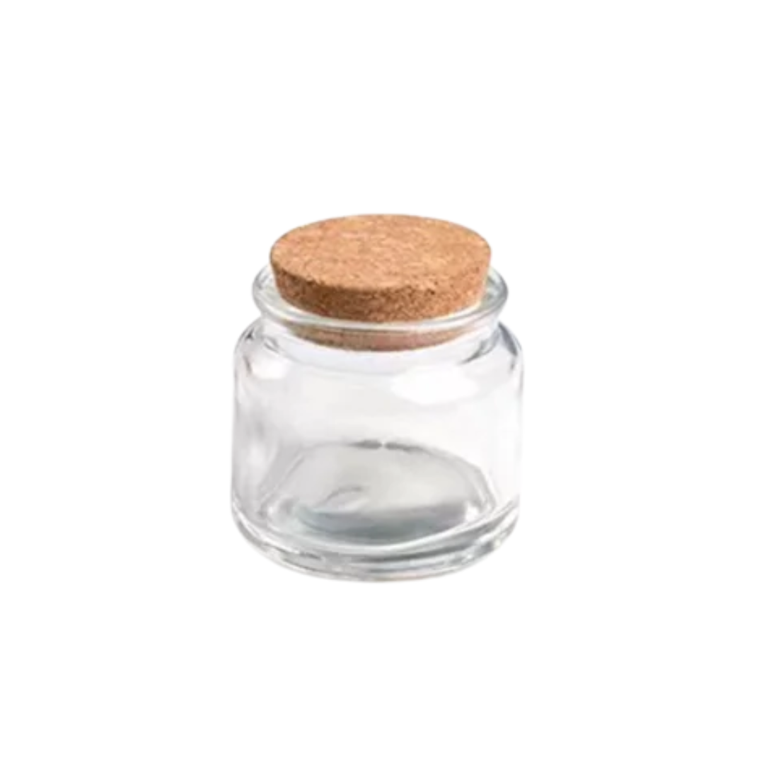 FRASCO TRANSPARENTE 80ML T/CORCHO
