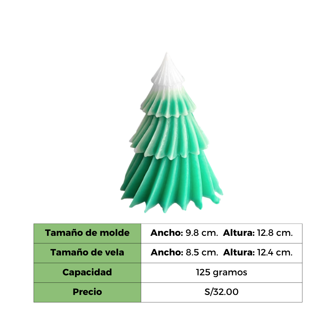 ARBOL GEOMETRICO NAVIDAD - MOLDE