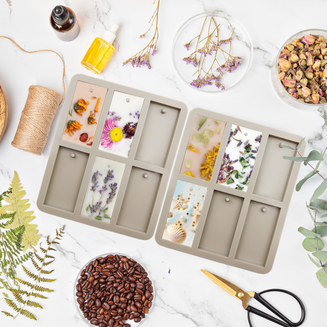 COLGANTES RECTANGULARES X 6 CAVIDADES - MOLDE