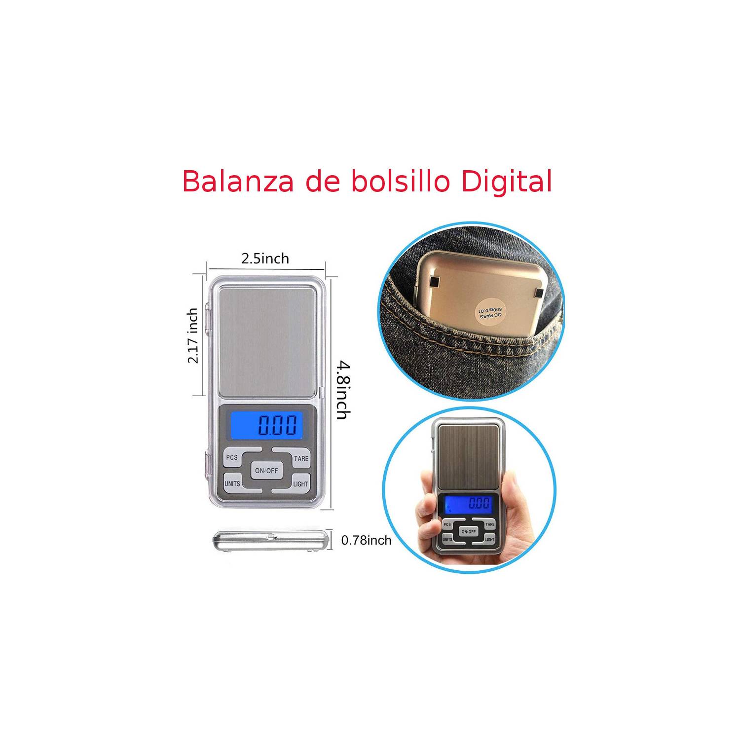 BALANZA POCKET (0.1g a 500g)