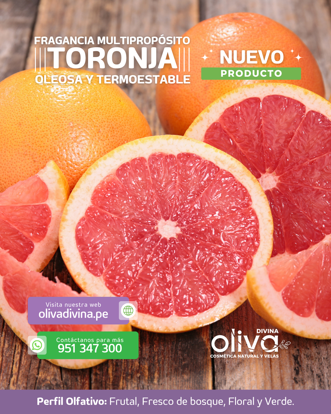 TORONJA  - FRAGANCIA COSMÉTICA